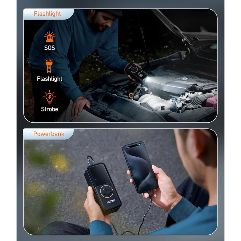 پمپ باد شارژی AstroAI AIRUN L4