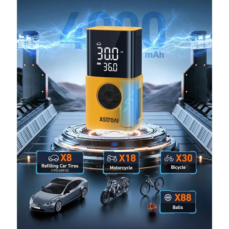 پمپ باد شارژی AstroAI AIRUN L7S