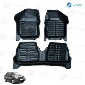 کفپوش پنج بعدی چرمی رایکو مناسب برای پراید 131 و 132 و صبا و 111 کد 72683 درجه 1