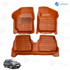 کفپوش پنج بعدی چرمی رایکو مناسب برای پراید 131 و 132 و صبا و 111 کد 25431 درجه 1