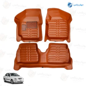 کفپوش پنج بعدی چرمی رایکو مناسب برای تیبا 1 و تیبا 2 کد c_25431 درجه 1