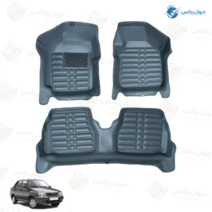 کفپوش پنج بعدی چرمی رایکو مناسب برای پراید 131 و 132 و صبا و 111 کد 93244 درجه 1