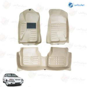 کفپوش پنج بعدی چرمی رایکو مناسب سمند کد b_46152 درجه 1