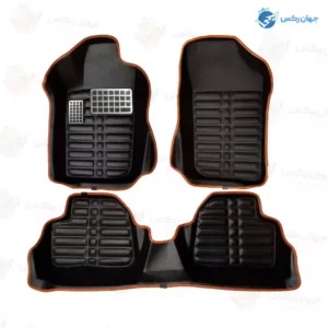 کفپوش پنج بعدی چرمی رایکو مناسب پژو 206 و 207 کد 1231 درجه 1