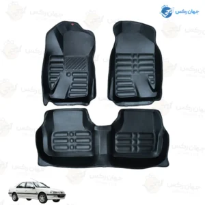 کفپوش پنج بعدی چرمی رایکو مناسب پژو پارس کد a_55273 درجه 1